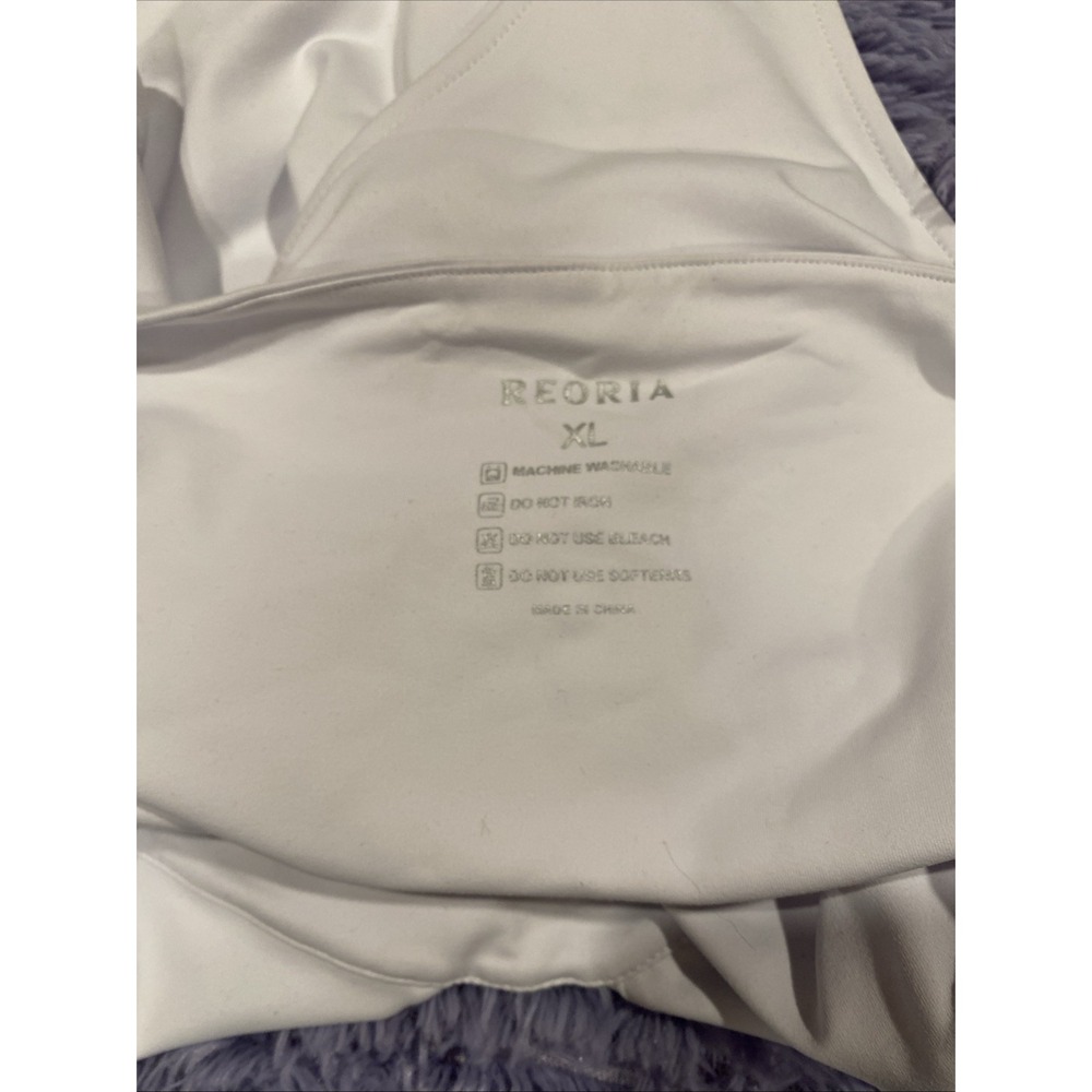 Reoria White Halter Tie Bodysuit Size XL - Picture 6 of 6